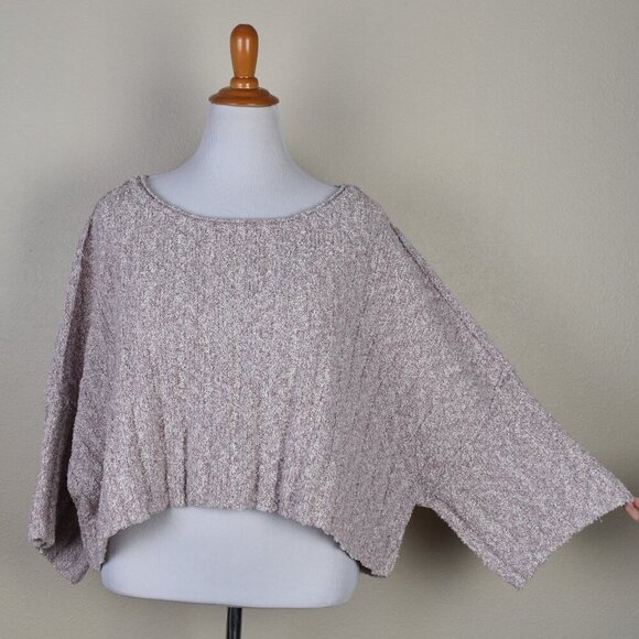 Free People Good Day Pullover Sweater in Mauve Mousse - M NEW - Picture 2 of 10